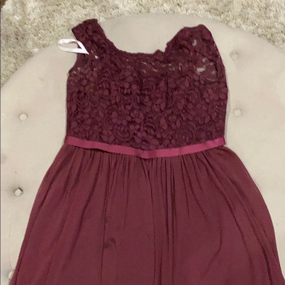 David’s bridal bridesmaid dress